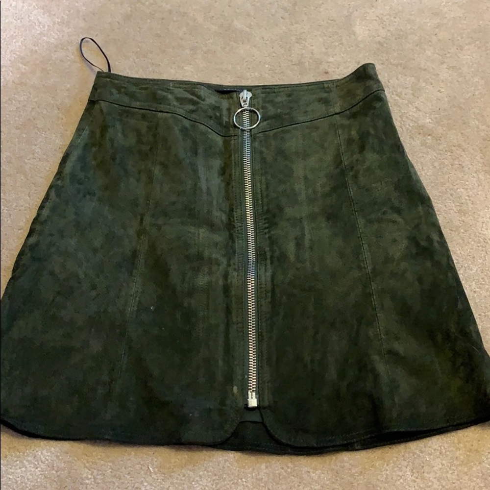 Zara suede skirt